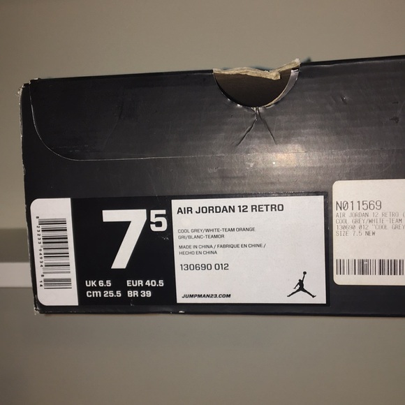 Jordan 12 cool grey - Picture 5 of 6
